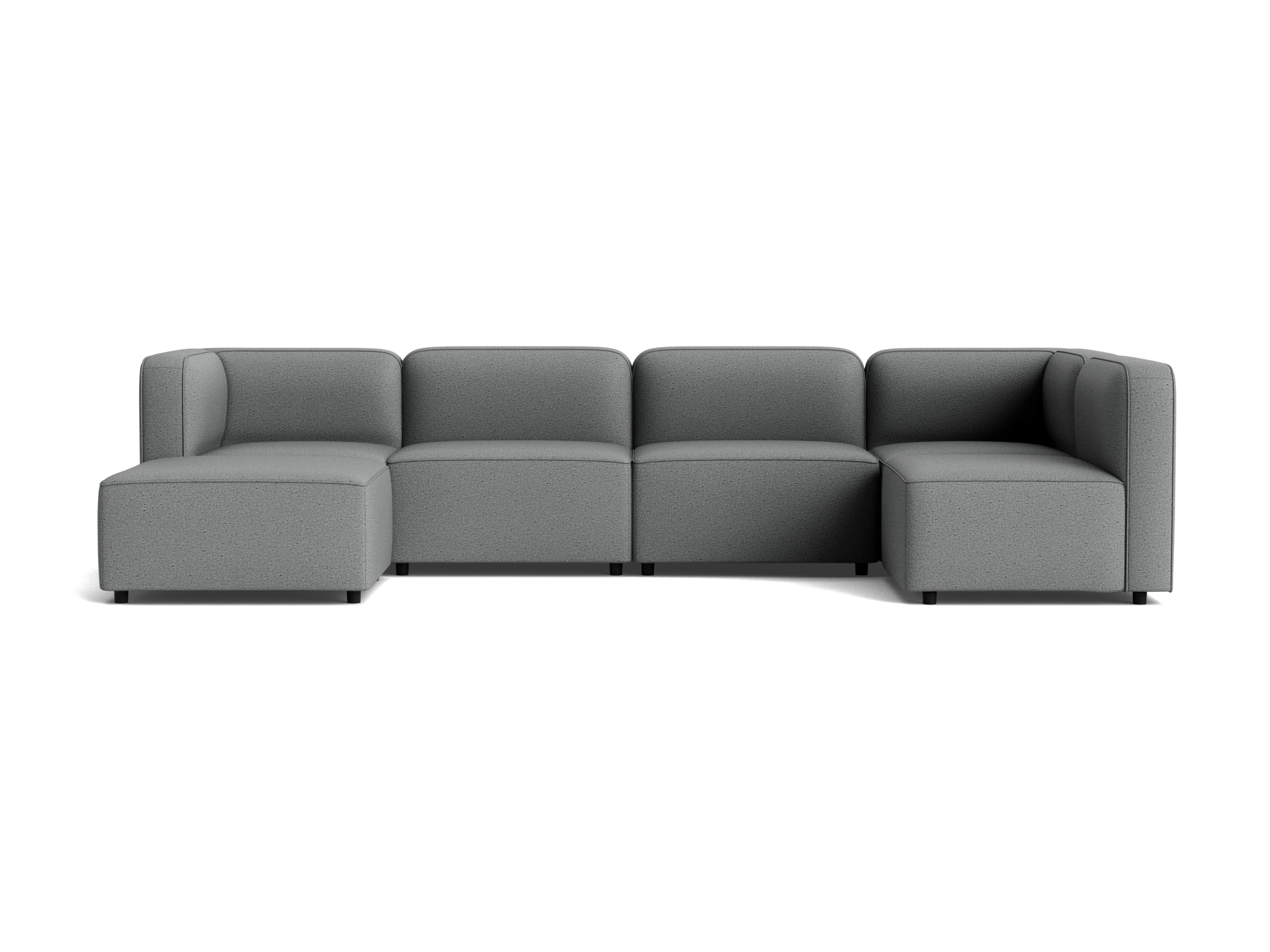 Logan Modular U-Sofa Bumper Sectional